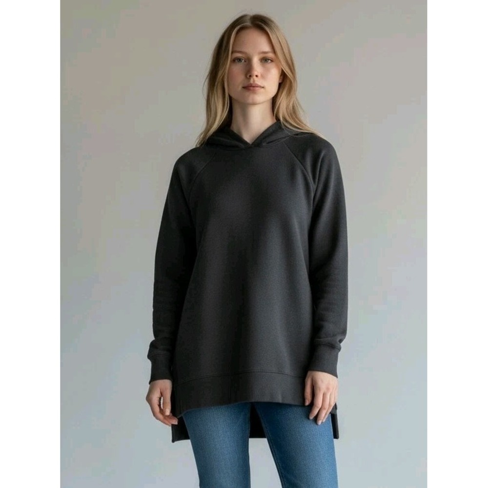 Motherhood Maternity Women's Hoodie Sweatshirt S Black Pullover Soft Knit NEW